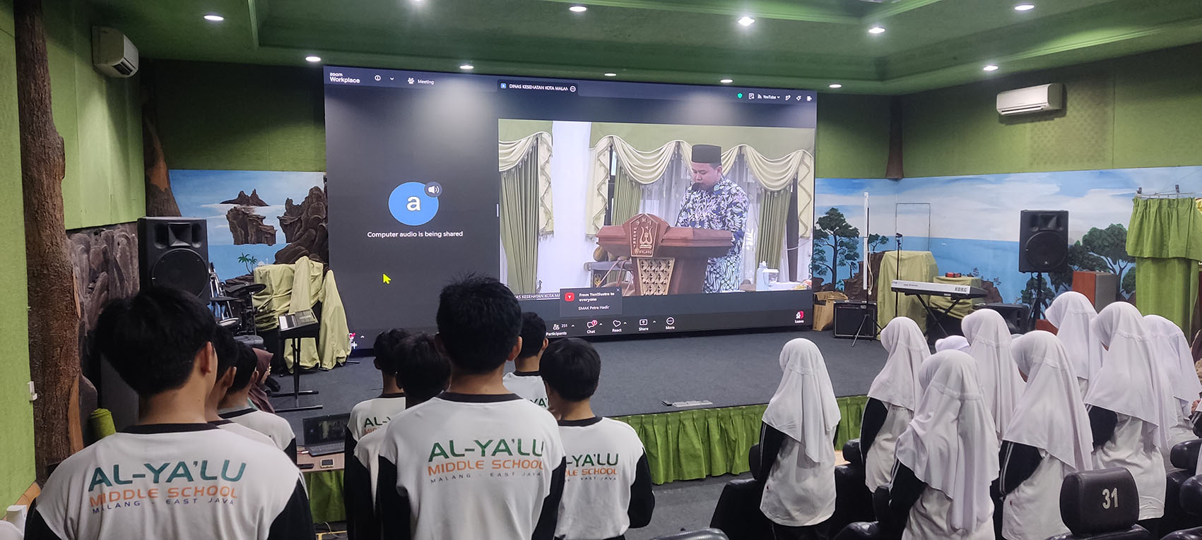 Dinkes Kota Malang Apresiasi PHBS dan Karakter Siswa SMP Unggulan AL-YA’LU