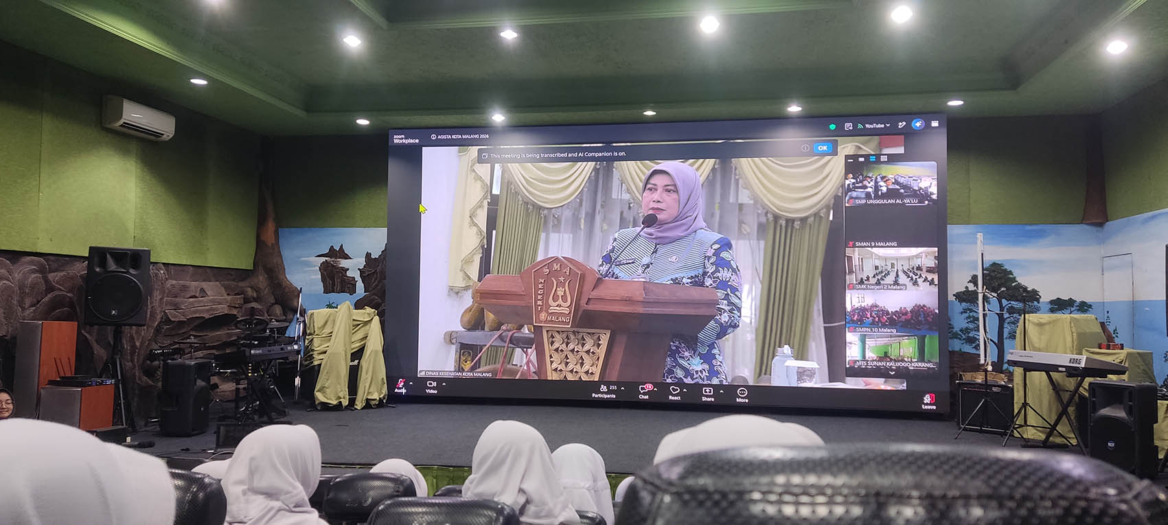 Dinkes Kota Malang Apresiasi PHBS dan Karakter Siswa SMP Unggulan AL-YA’LU
